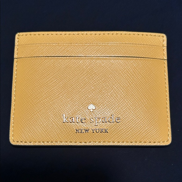 Kate Spade Daffodi Madison Saffiano Leather Slim Small Card Holder - Picture 2 of 11